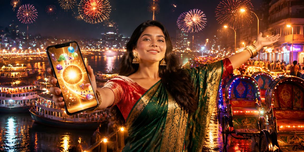 ঢাকার রিকশায় লটারি খেলার দৃশ্য — মোবাইল বিনোদনের পরিচিত চিত্র