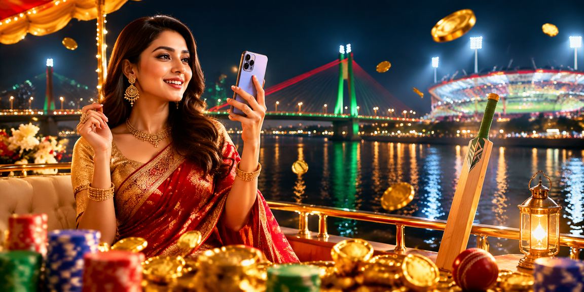 ময়মনসিংহে ক্রিকেট বেটিং উপভোগ করছেন সাড়ি পরিহিত একজন — দায়িত্বশীল গেমিংয়ের উদাহরণ